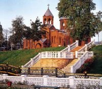 Набережная р. Терек.Армянская Апостольская церковь Григория просветителя
